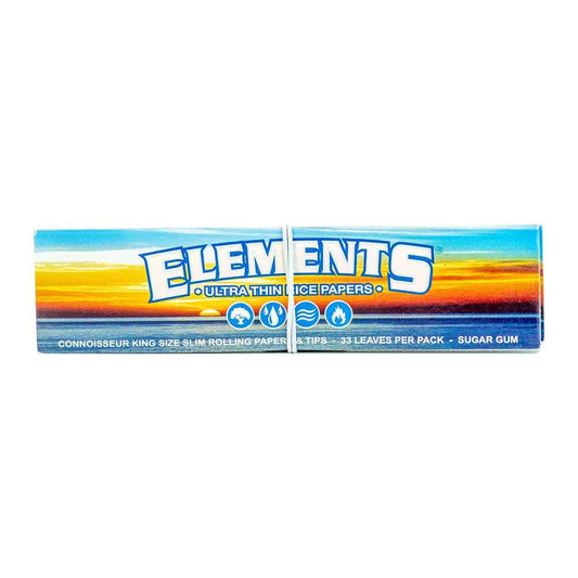 Elements Connoisseur Rolling Papers w/ Tips - King Size