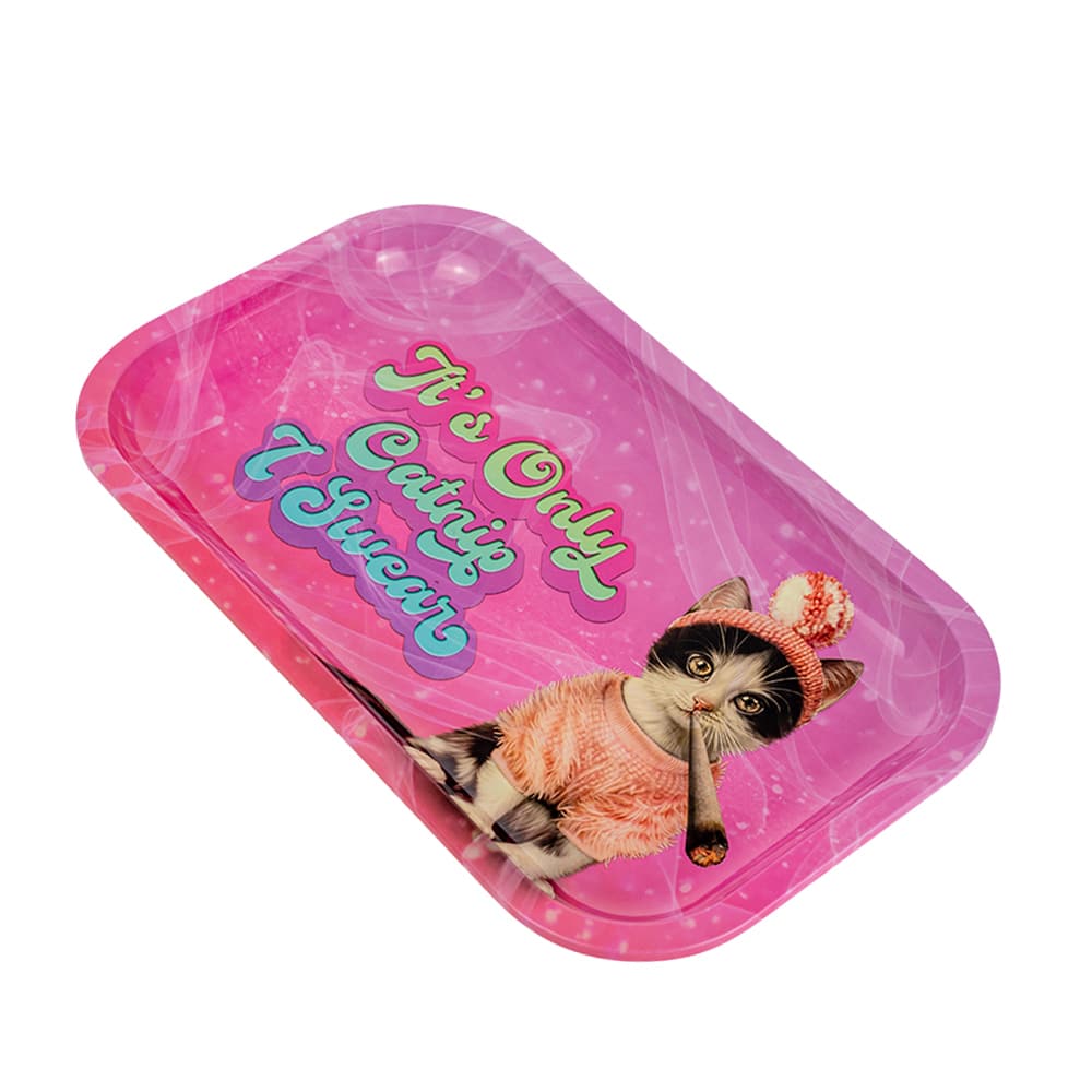 "It's Only Catnip" Rolling Tray image 1
