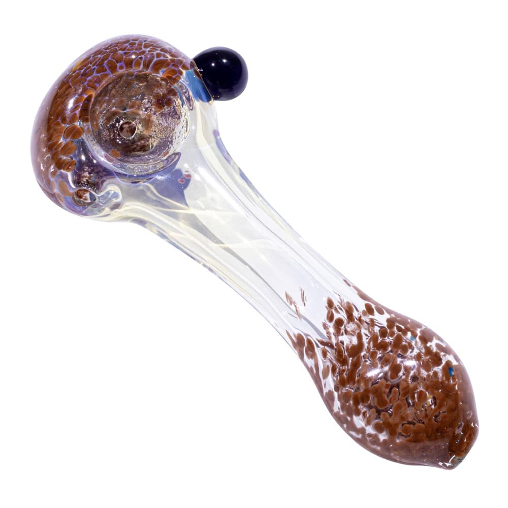 4.5" Silver Fumed Spoon Pipe image 3