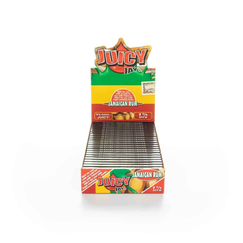 Juicy Jay's Rolling Papers - Jamaican Rum - 1 1/4"
