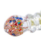 4" Silver Fumed Honeycomb Triple Ring Spoon Pipe image 6