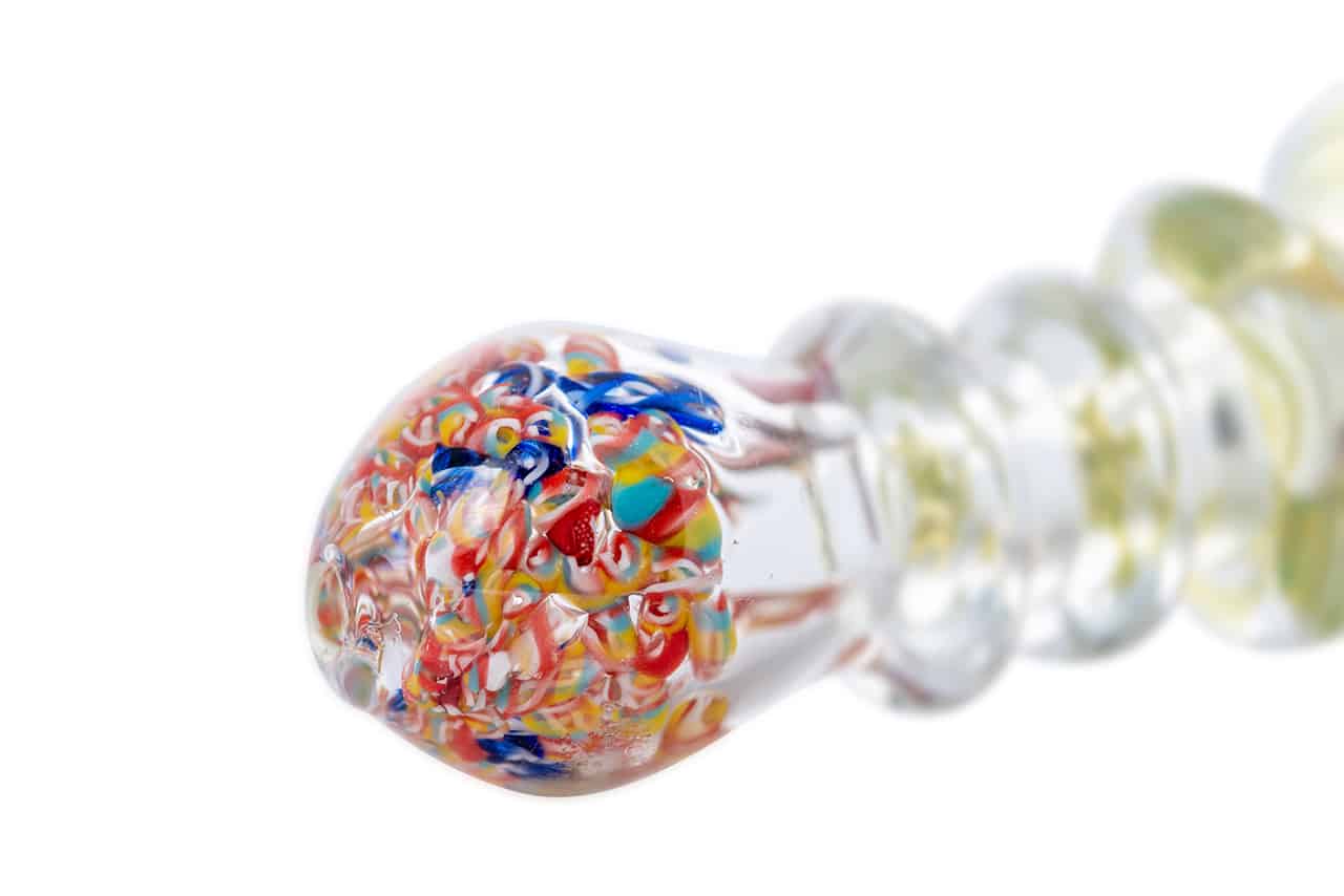 4" Silver Fumed Honeycomb Triple Ring Spoon Pipe image 6