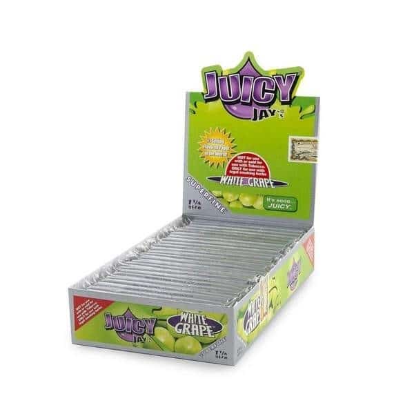 Juicy Jay's Super Fine Rolling Papers - White Grape - 1 1/4" image 3