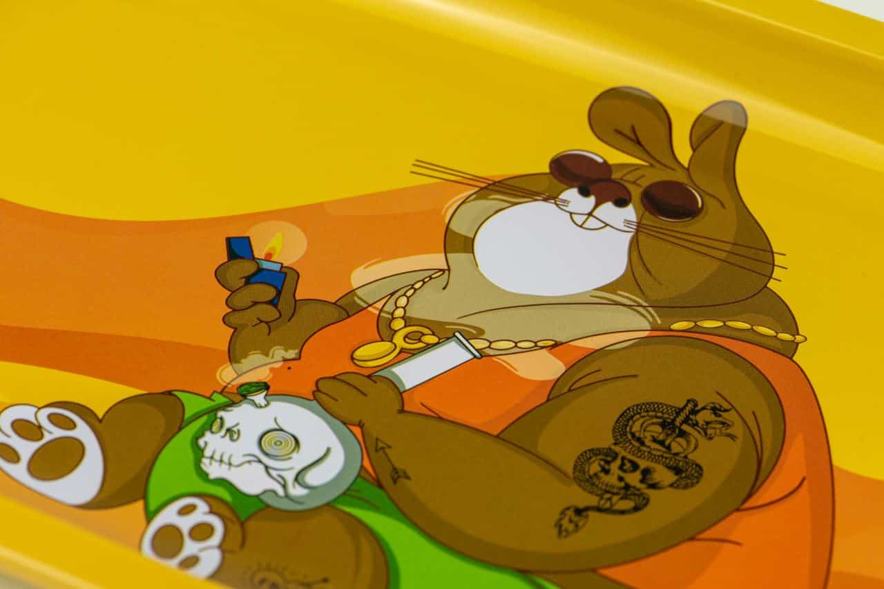 Badass Bunny Rolling Tray image 4
