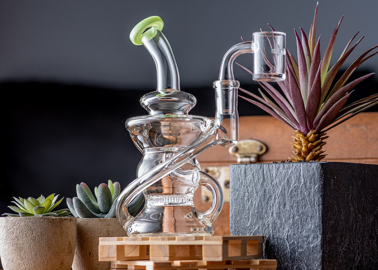 6.5" Honeycomb Recycler Dab Rig image 3