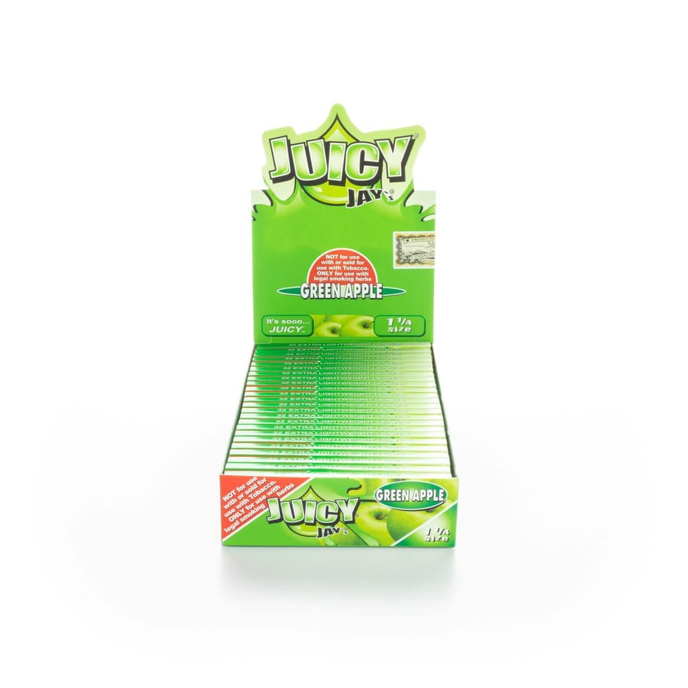 Juicy Jay's Rolling Papers - Green Apple - 1 1/4" image 6