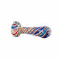 4" Silver Fumed Twisted Spoon Pipe image 3