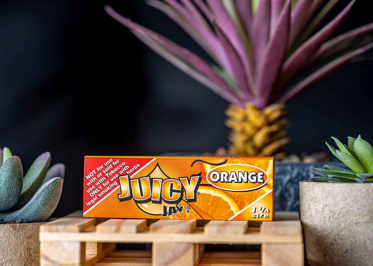 Juicy Jay's Rolling Papers - Orange - 1 1/4"