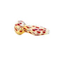 3.5" Silver Fumed Polkadot Spoon Pipe image 1