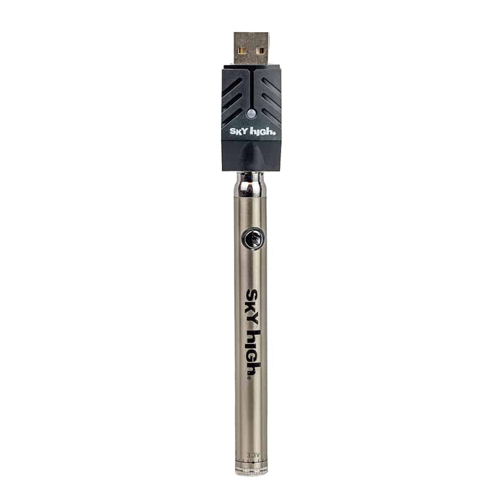 Sky High Slim Twist Vape Pens - Stellar Chrome image
