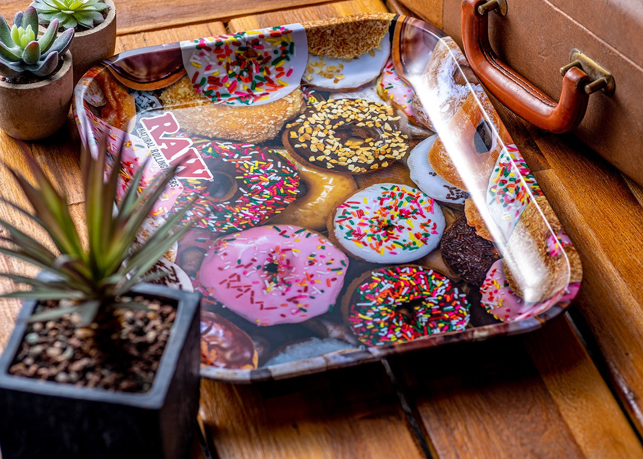 RAW Rolling Tray - Donuts image 1
