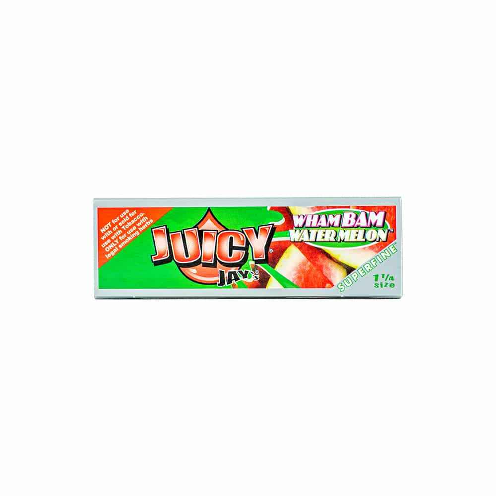 Juicy Jay's Super Fine Rolling Papers - Wham Bam Watermelon - 1 1/4"