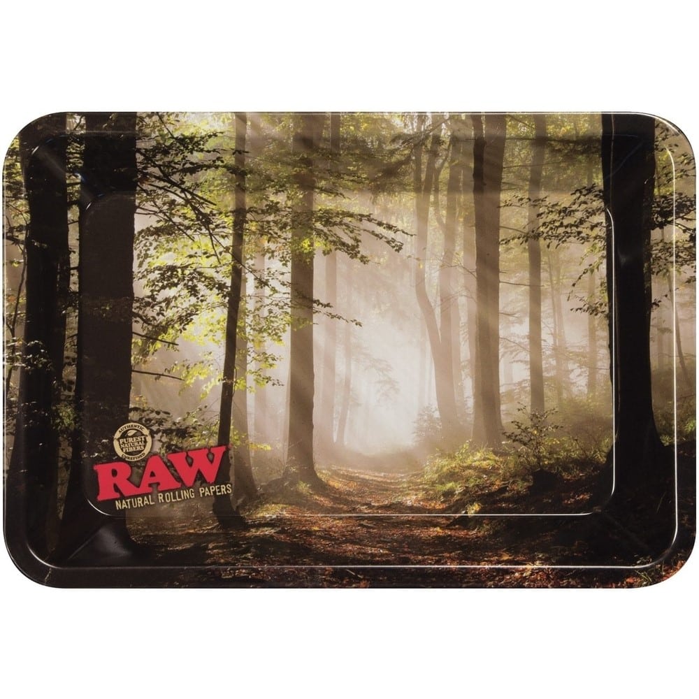 RAW Rolling Tray - Smokey Forest - Large image
