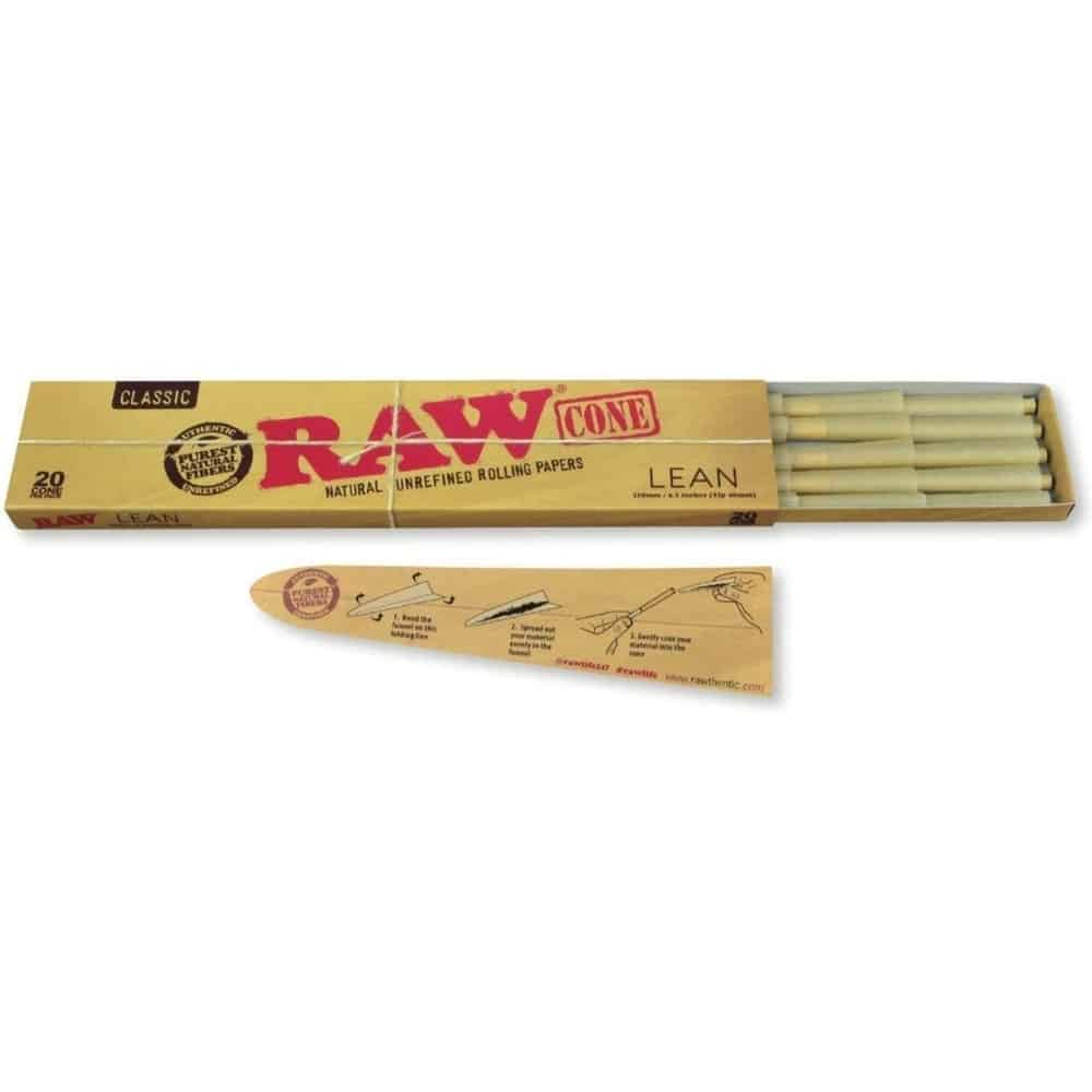 RAW Classic Lean Pre-Rolled Cones - King Size (20 Pack) image 0