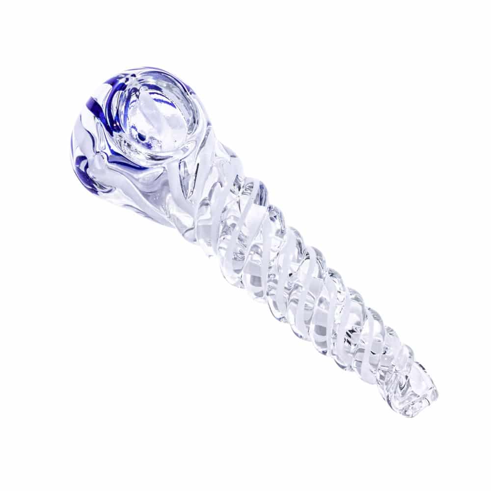 4" Glass Spoon Pipe image 8