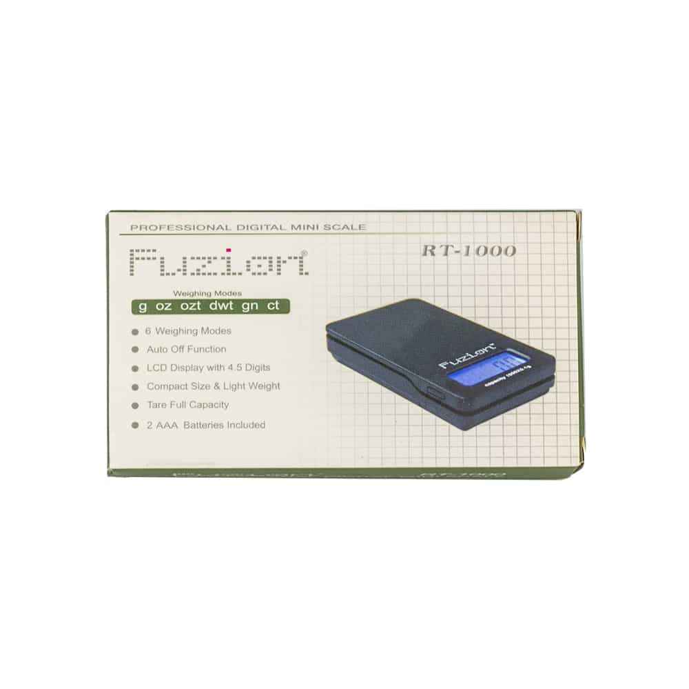 Fuzion RT-1000 Mini Digital Scale - 1000g x 0.1g