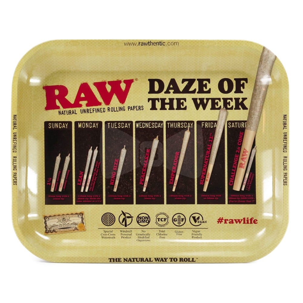 RAW Rolling Tray - Daze of the Week image 0
