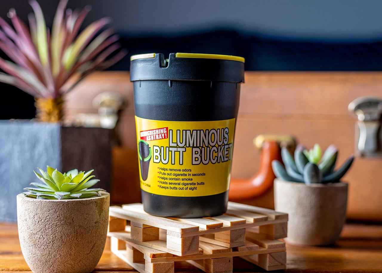 Luminous Butt Bucket Portable Ashtray