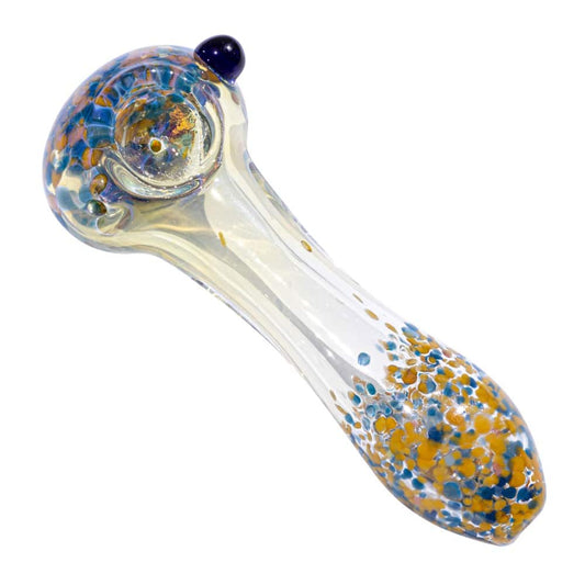 4.5" Silver Fumed Spoon Pipe image 1