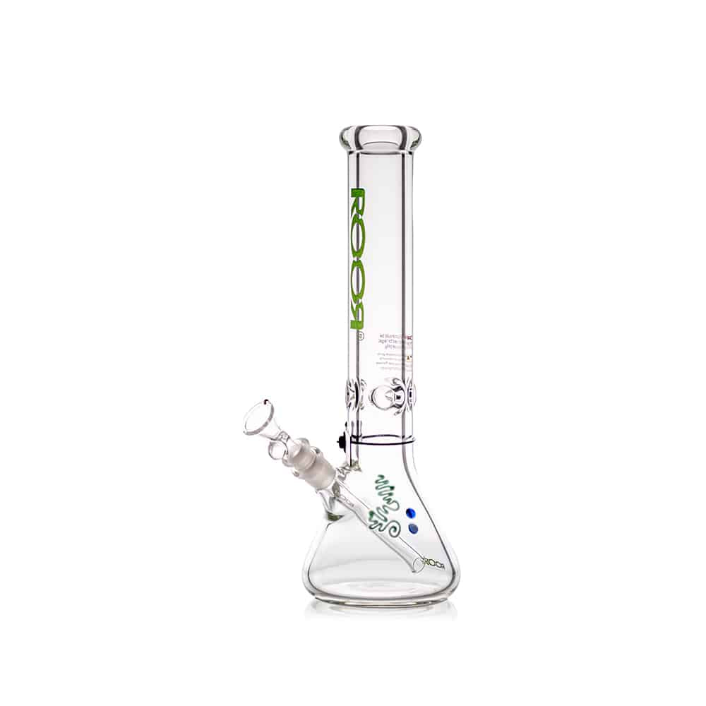 RooR 14" Beaker Bong - Green image 3
