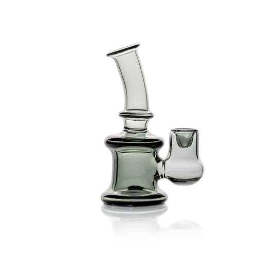 4.5" Mini Green Herb Bubbler with Carb image 0