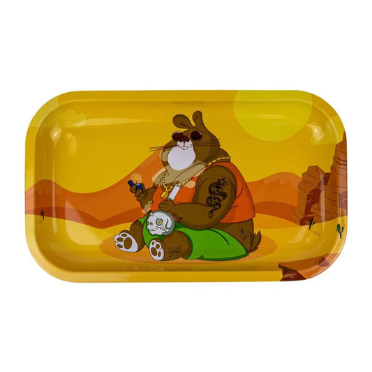 Badass Bunny Rolling Tray image 0