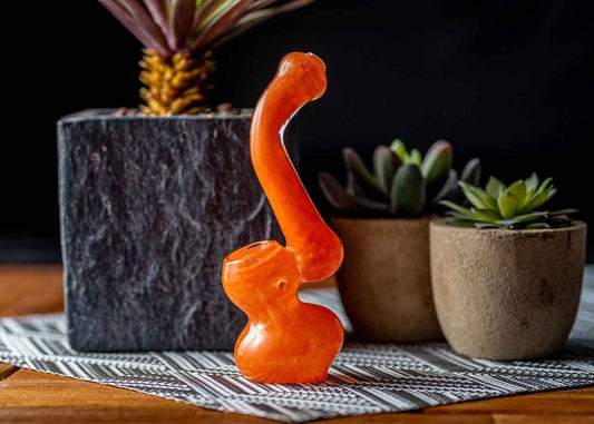 4" Solid Color Frit Mini Bubbler