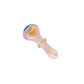 4.5" Gold Fumed Stickered Ring & Dotted Spoon Pipe image 0