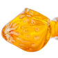 3.5" Gold Fumed Ring Mushroom Spoon Pipe image 3