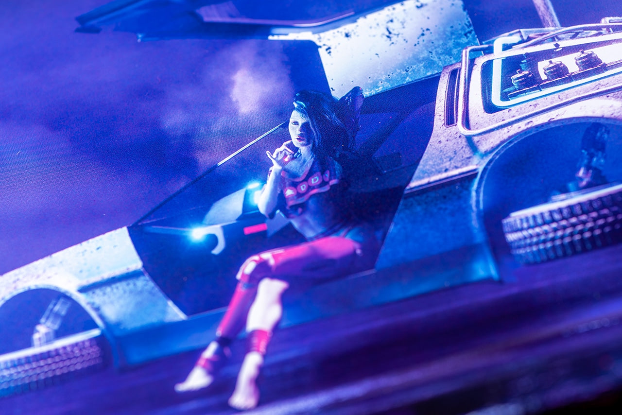 Cyberpunk DeLorean Rolling Tray image 4