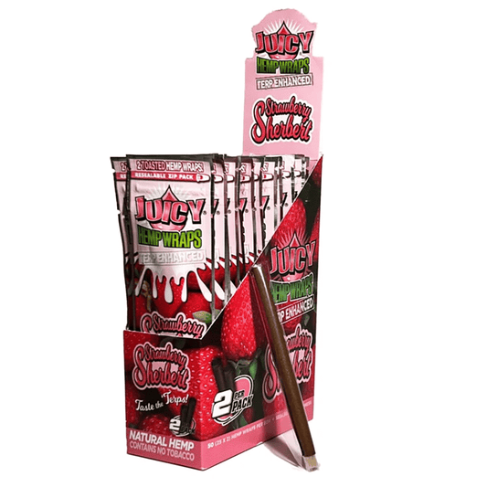 Juicy Jay Hemp Wraps - Strawberry Sherbert image 0