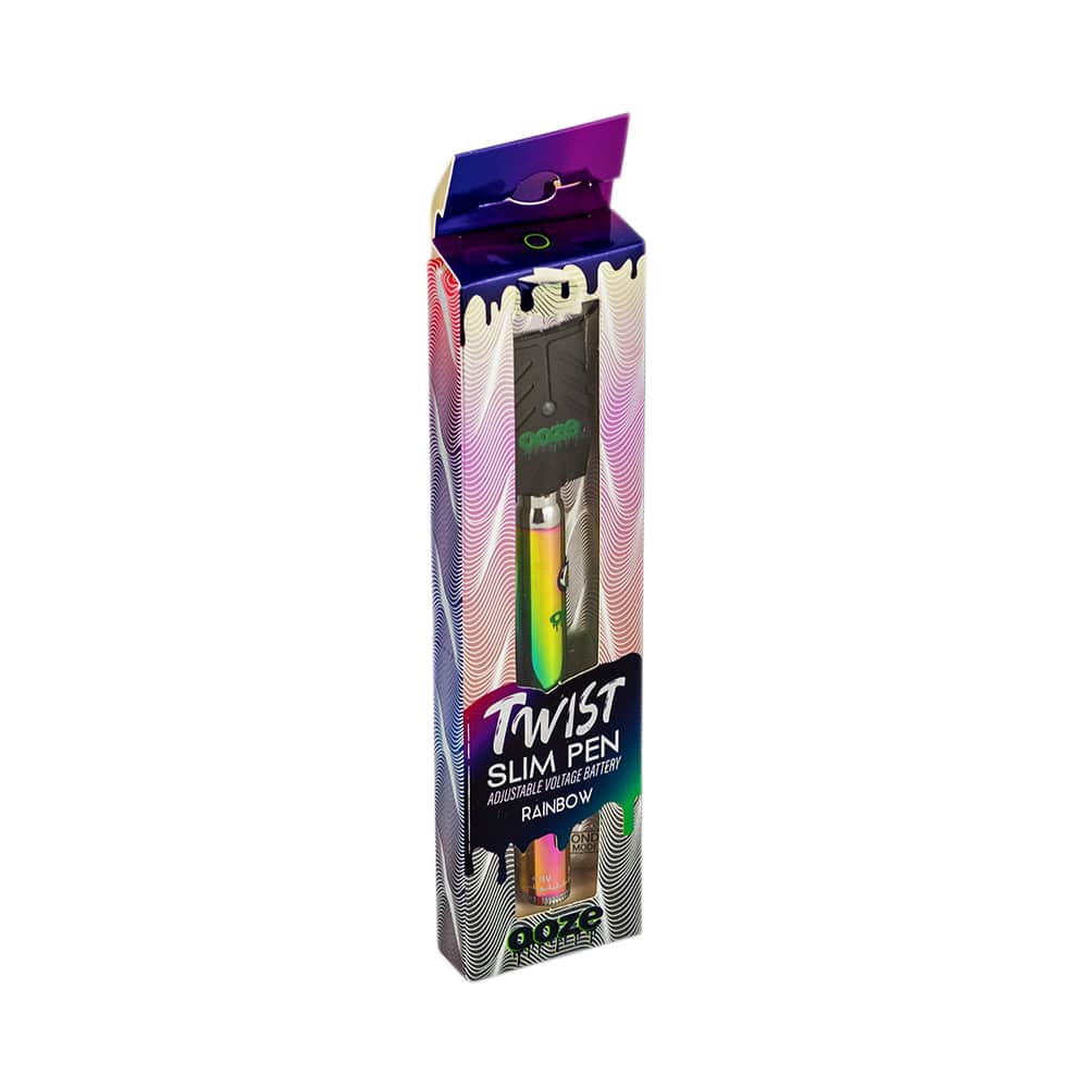 Ooze Slim Pen TWIST Battery w/ USB Charger - 510 Threading - Rainbow image