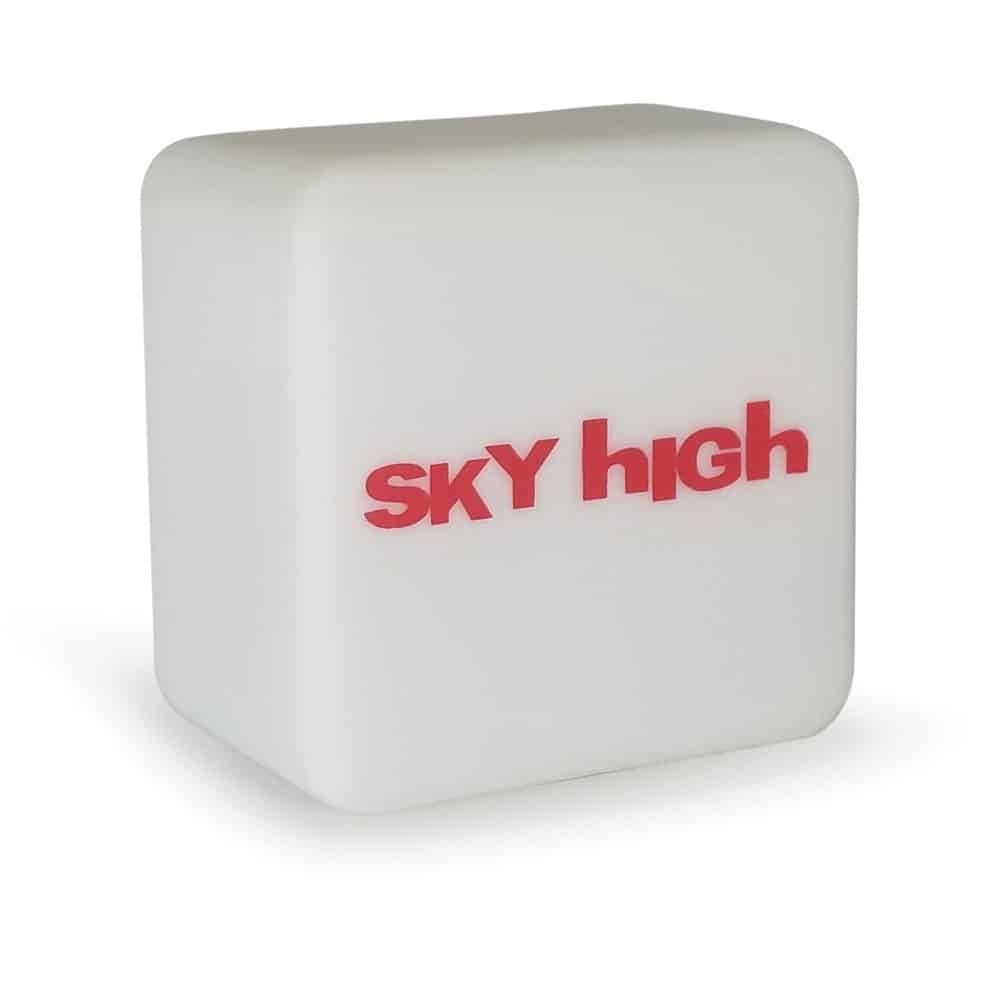 Sky High Silicone Cube - White, Medium image