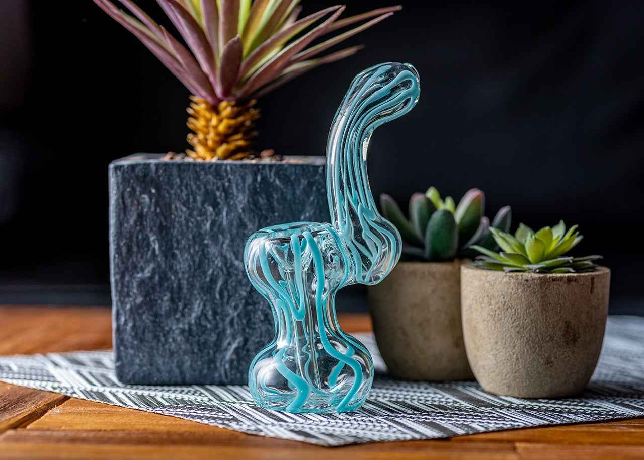 6" Swirl Rod Mini Bubbler