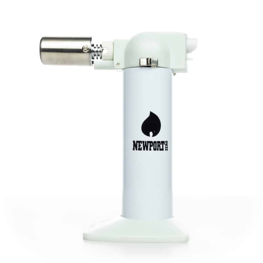 Newport Zero 6" Regular Torch Lighter - Mirror Series - White image
