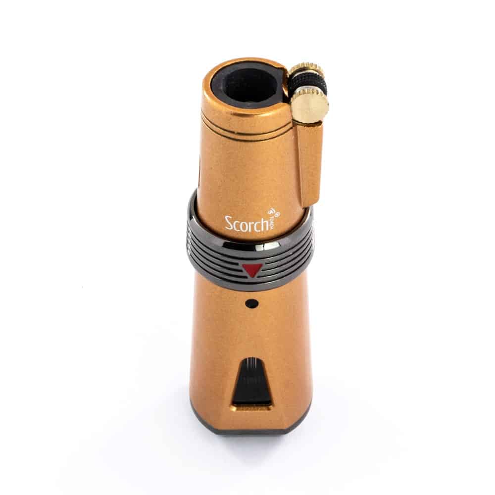 Scorch Torch Silo - Single Jet Flame Lighter - Bronze image