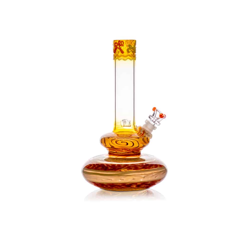 HVY Glass Double Bulb Beaker Bong image 0