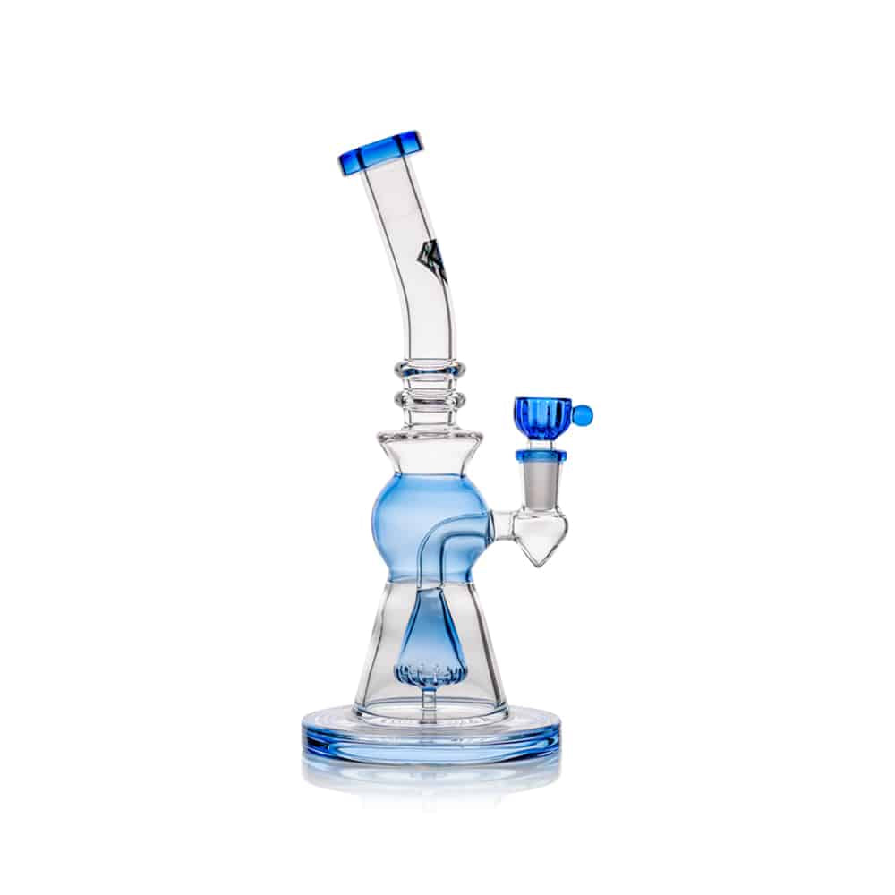 SIK 10" Pyramid Perc Bong w/ Ash Catcher image 0