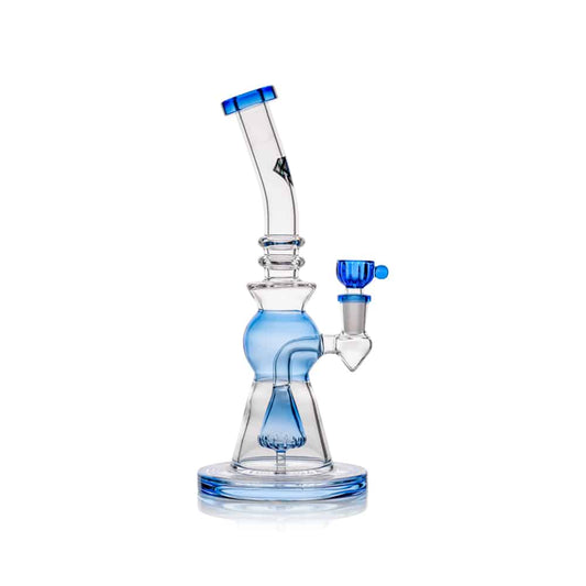 SIK 10" Pyramid Perc Bong w/ Ash Catcher image 0
