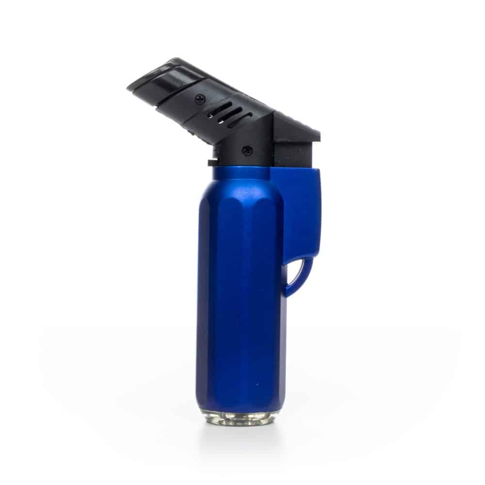 4" Mini Smart-Cap Angle Torch Lighter - Blue image