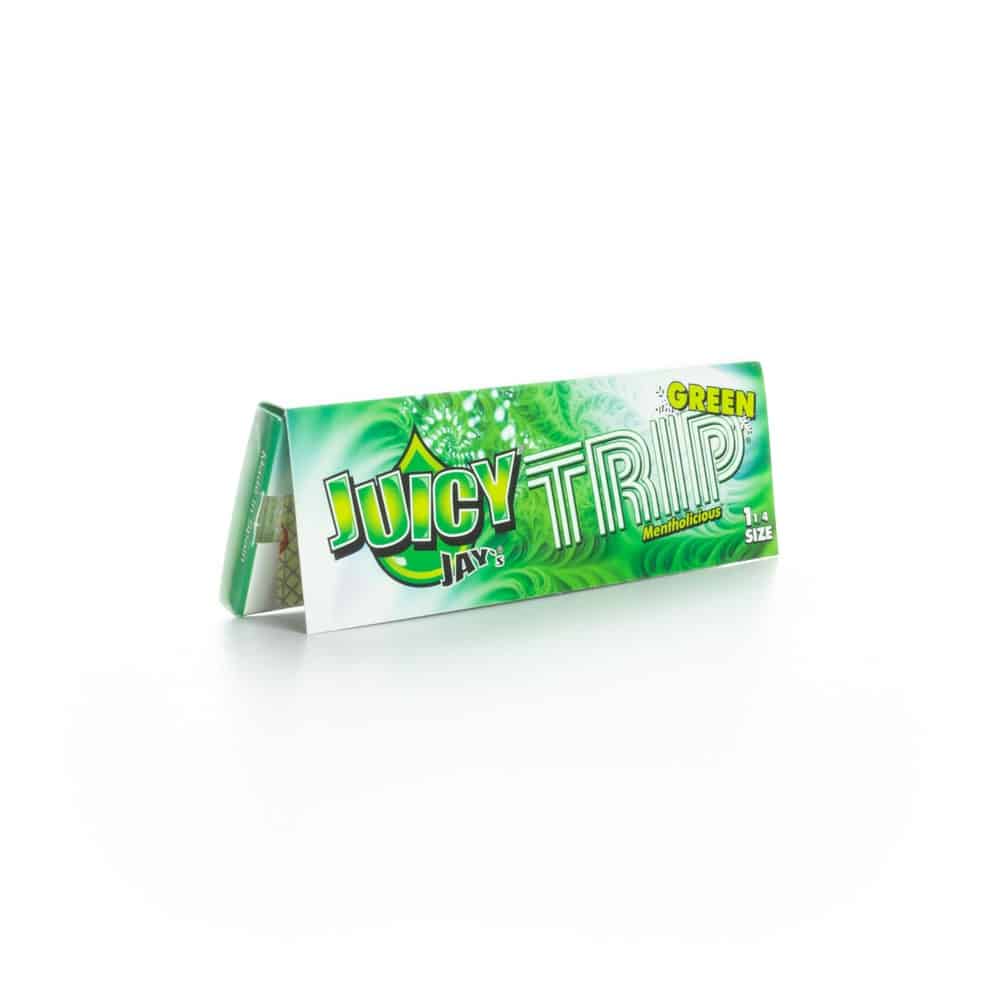 Juicy Jay's Rolling Papers - Green Trip Menthol - 1 1/4" image 1