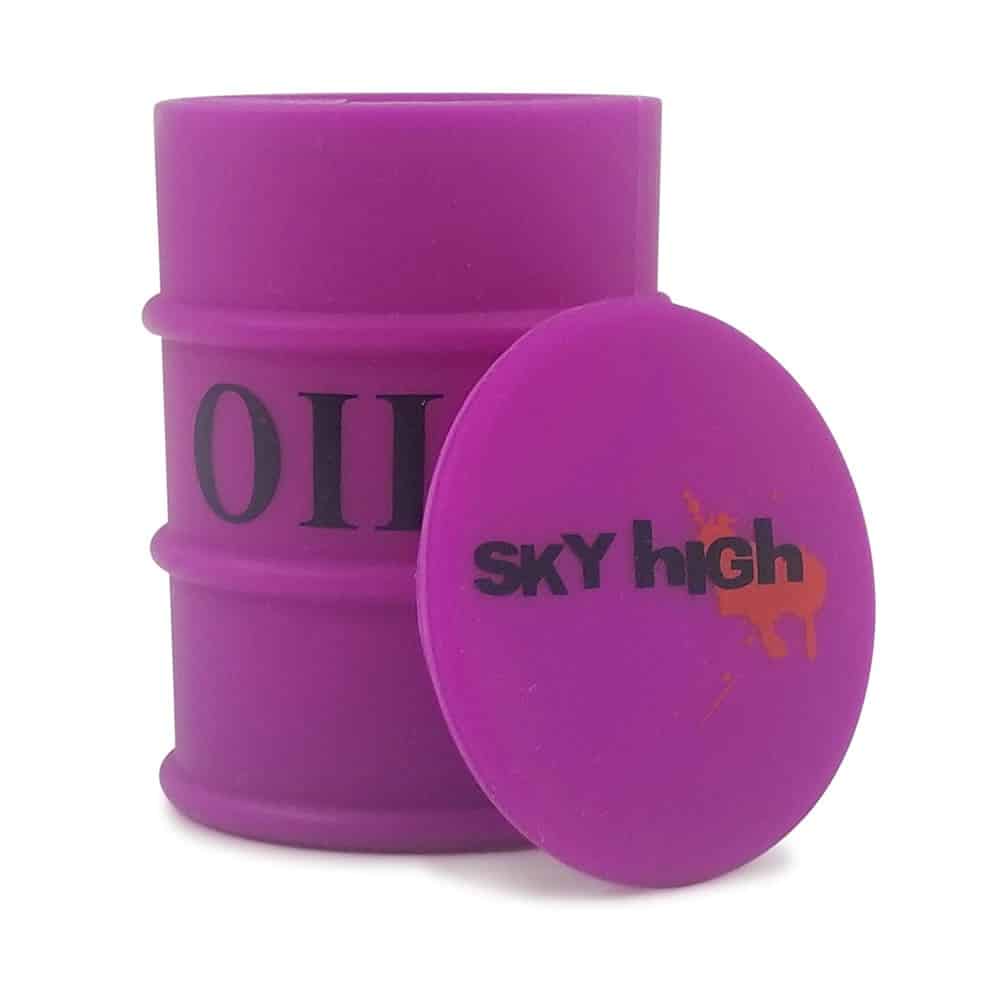 Sky High Silicone Oil Barrel - Purple, Small image