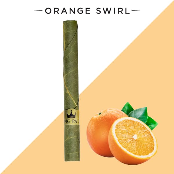 King Palm Flavored Leaf Rolls - Orange Swirl image 0