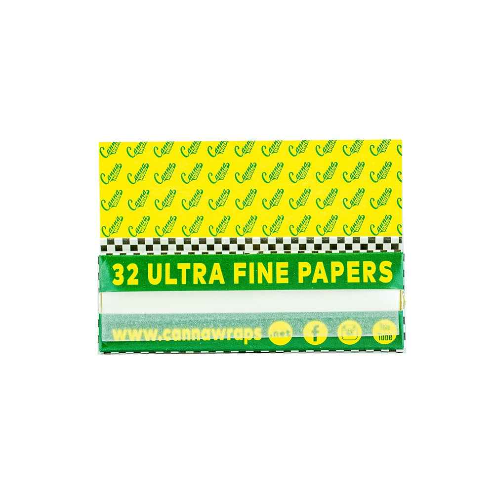 Canna Wraps Ultra Fine Rolling Papers - 1 1/4"