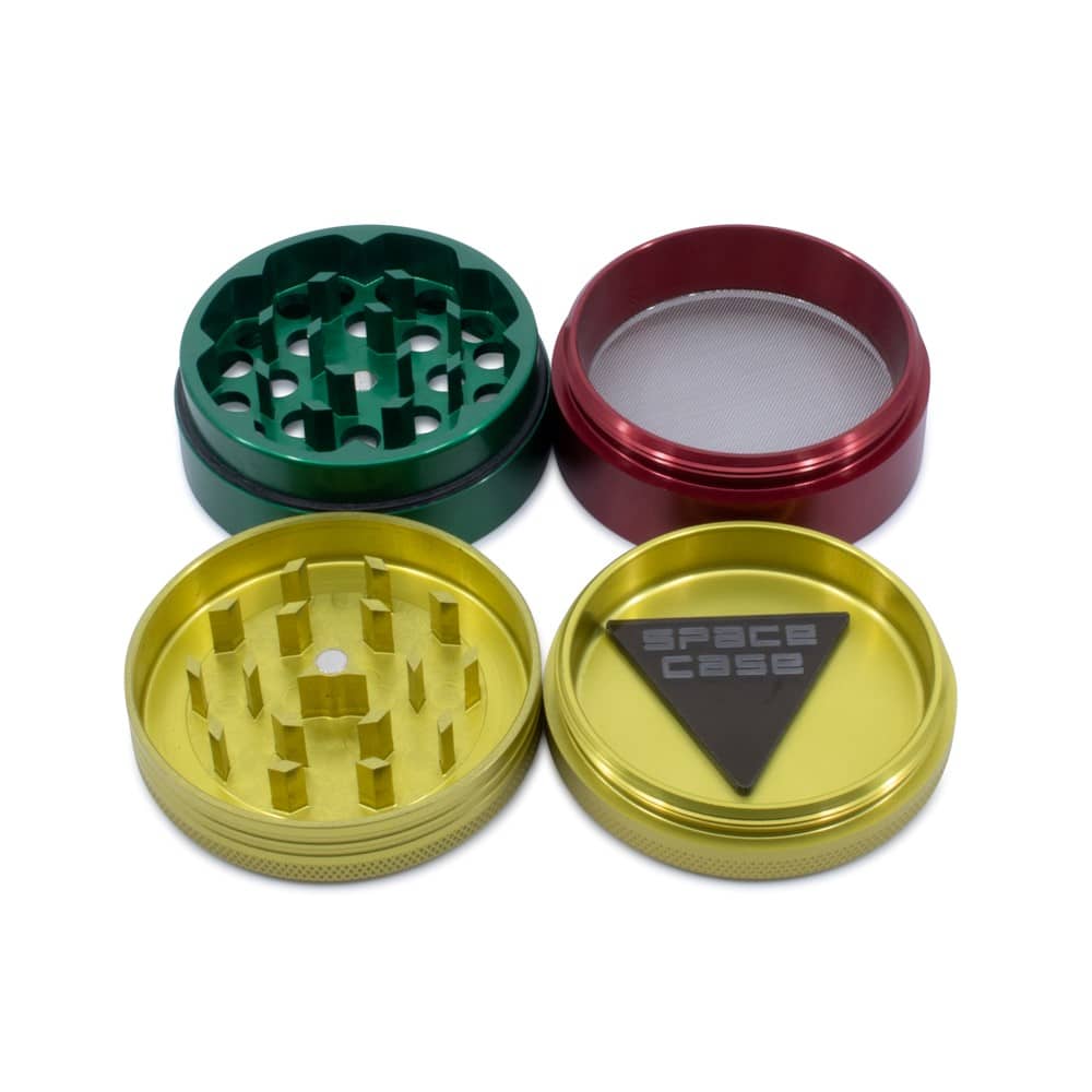 Space Case 4-Piece Grinder - Rasta - 50mm image 3
