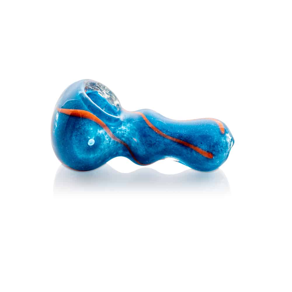 2.5" Frit Swirl Peanut Spoon Pipe image 5