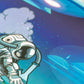 Hoverboarding Astronaut Rolling Tray image 4