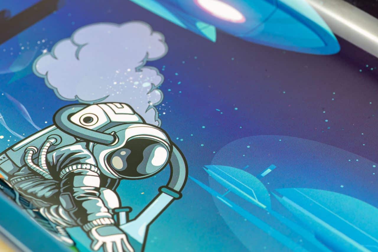 Hoverboarding Astronaut Rolling Tray image 4