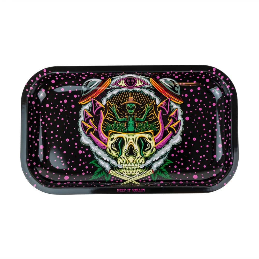 Alien Space Farmer Rolling Tray image 0