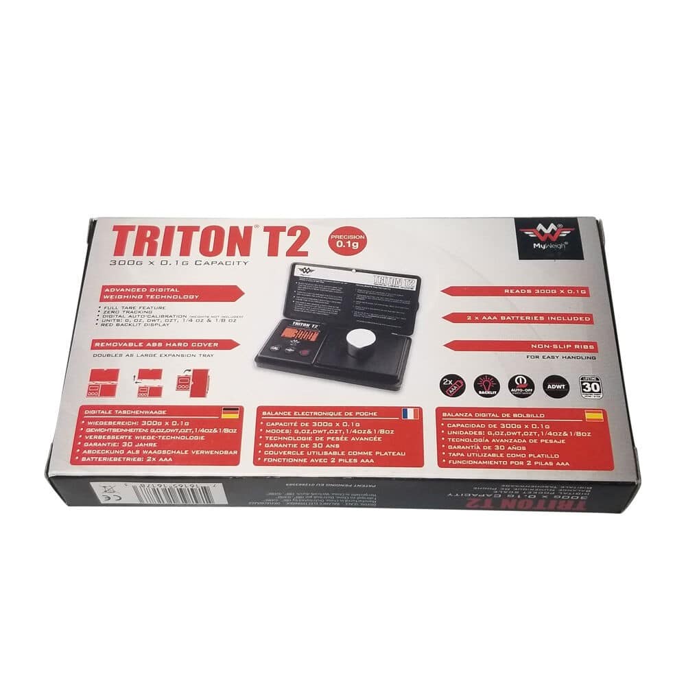 Triton T2-300 Digital Pocket Scale - 300g x 0.1g image 3